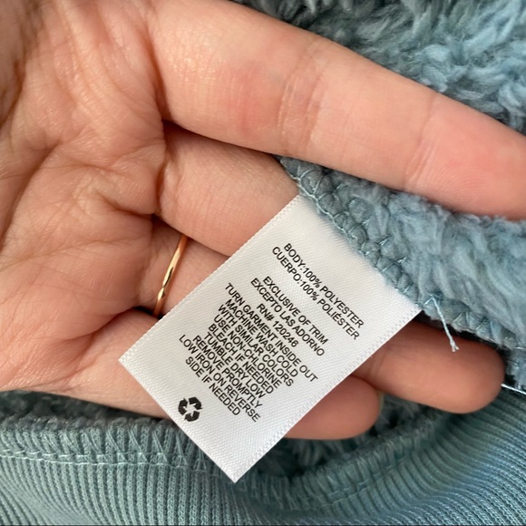 Wallflower teddy cozy Colorblock Hoodie - Picture 5 of 6